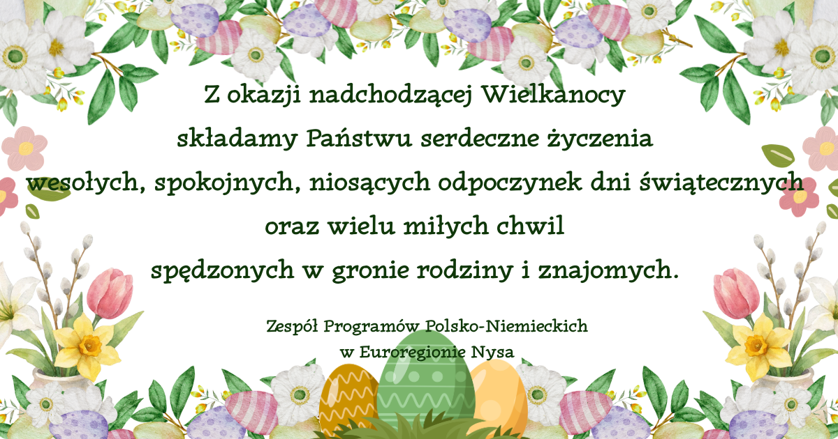Z okazji nadchodzcej Wielkanocy